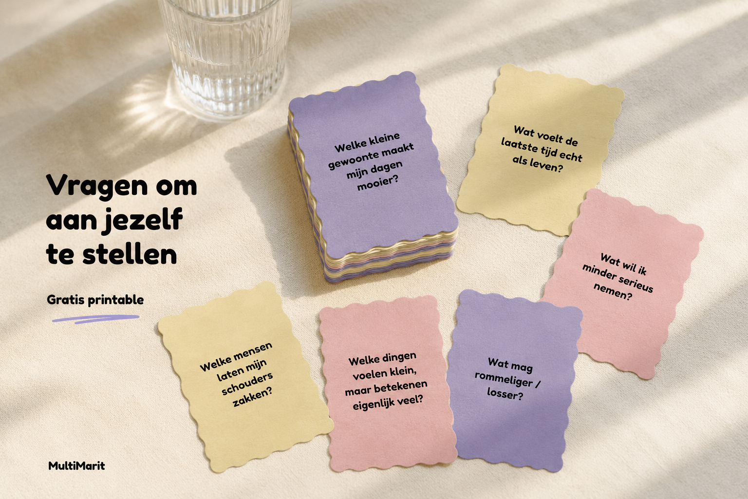 Vragen om aan jezelf te stellen